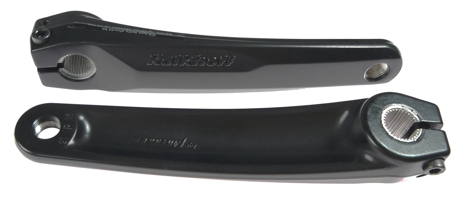 Kalkhoff Elektrofahrrad Viel-Kant-Kurbel-Set Schwarz 3 Kalkhoff Elektrofahrrad Viel-Kant-Kurbel-Set Schwarz